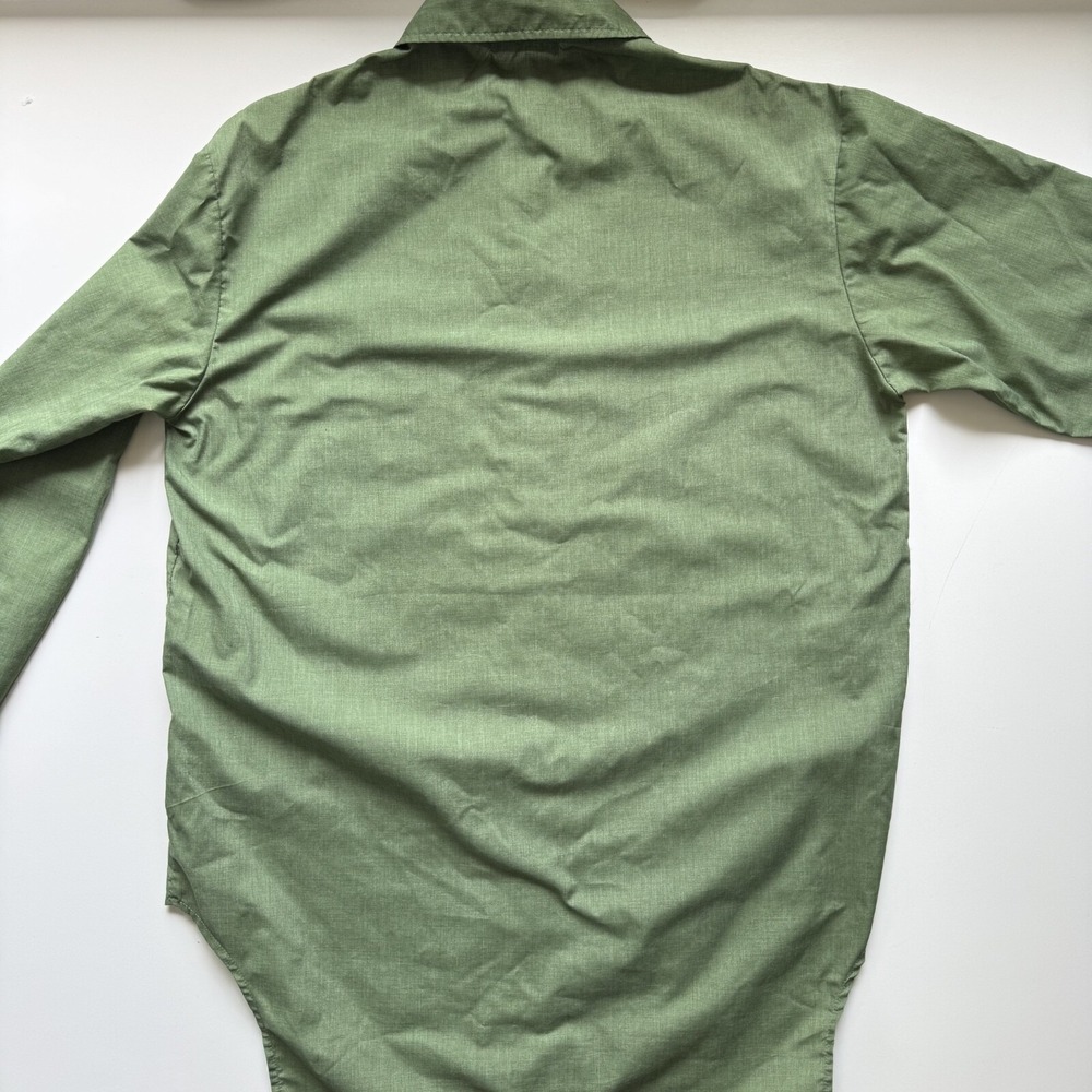 PRETTY LITTLE THING Oversized Button Up L/S Shirt Womens‎ 4 Green - Picture 9 of 15